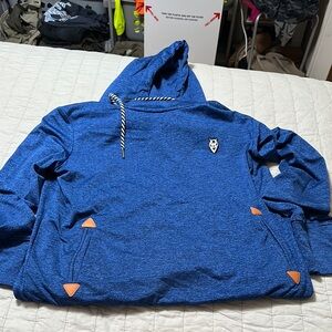 Blue Hoodie Sweater